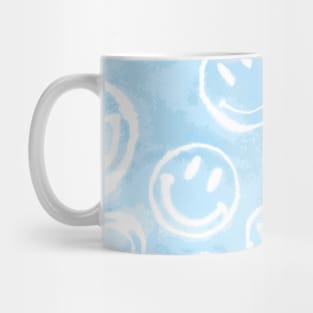 Blue Tie-Dye Smileys Mug